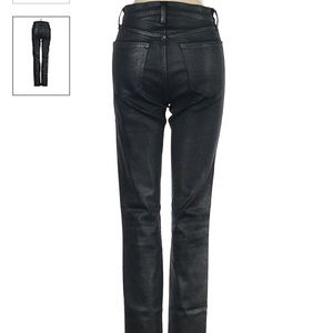 J Brand Black Coated Jeans - Size 25